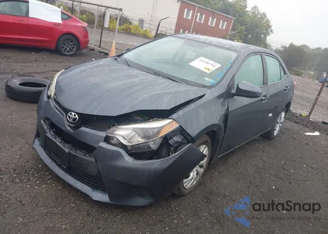 2014 Toyota Corolla Le из США, поврежденный, VIN 2T1BURHE2EC157575